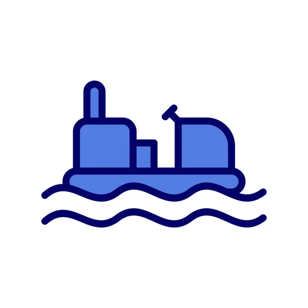 Bumper Boat Icon Vector Illustration — Image vectorielle