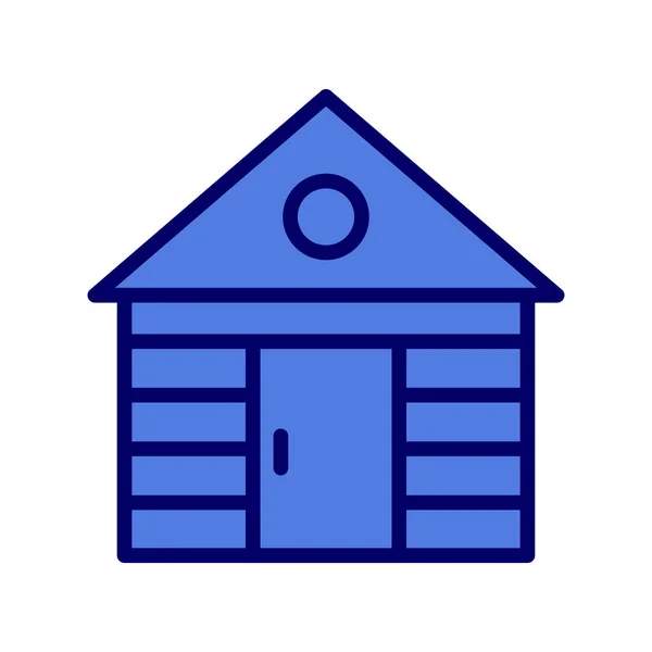 Vektorová Ilustrace Ikony Domu — Stockový vektor