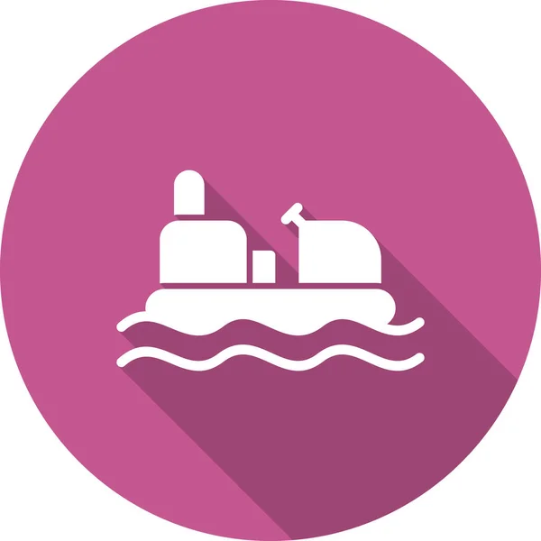 Bumper Boat Icon Vector Illustration — Image vectorielle
