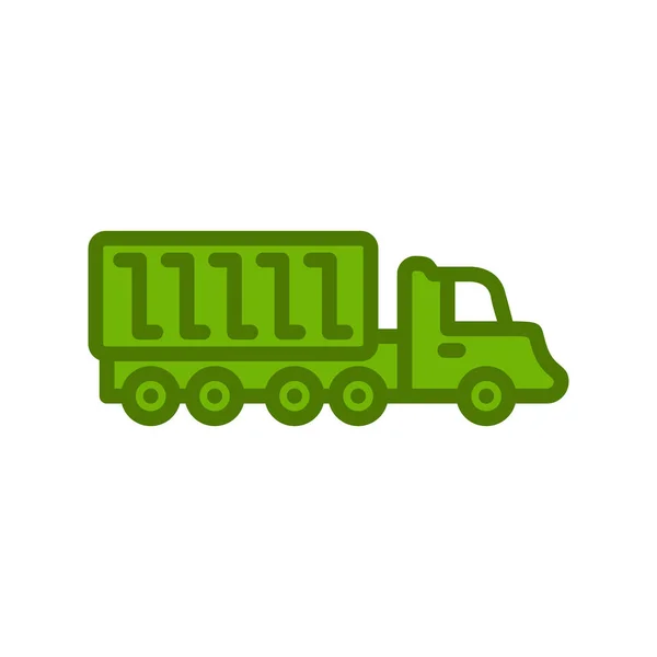 Truck Modern Icon Vector Illustration —  Vetores de Stock