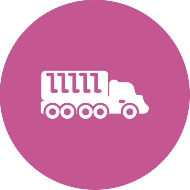 kamyon modern simge vektör illüstrasyonu