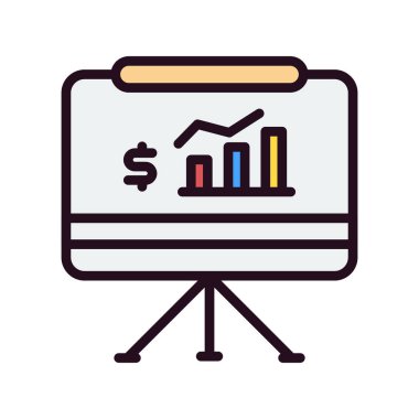 iş grafiği vektör illüstrasyonu