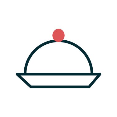 Akşam yemeği vektör resimleme