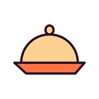 Akşam yemeği vektör resimleme