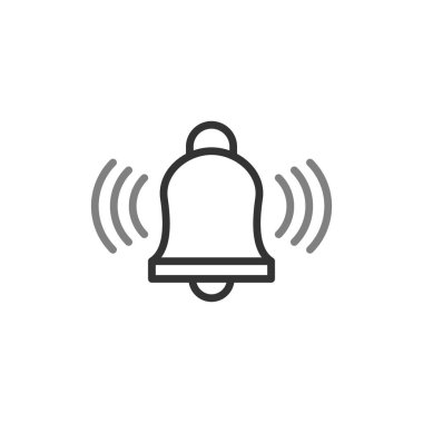 Zil. Web simgesi basit tasarım