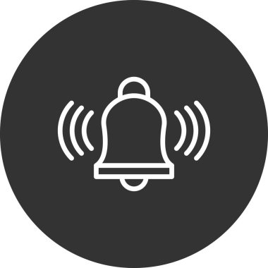 Zil. Web simgesi basit tasarım