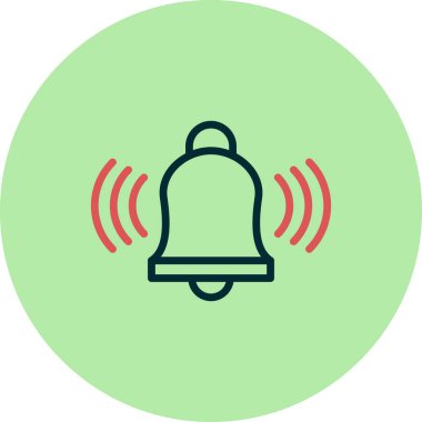 Zil. Web simgesi basit tasarım
