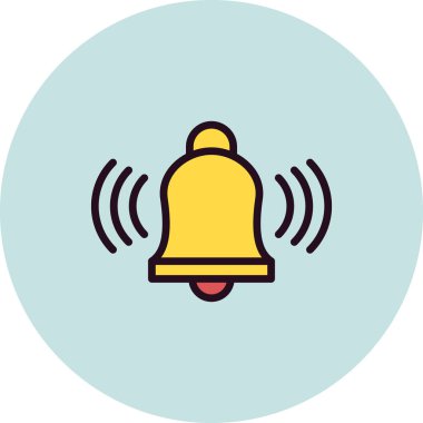 Zil. Web simgesi basit tasarım