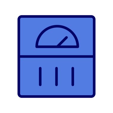 Modern ölçeklerin vektör illüstrasyonu