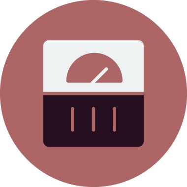 Modern ölçeklerin vektör illüstrasyonu