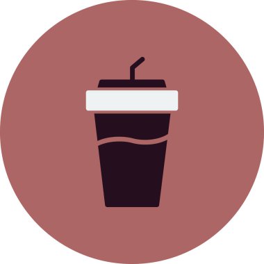 içecek simgesi, vektör illüstrasyonu 