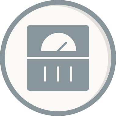 Modern ölçeklerin vektör illüstrasyonu