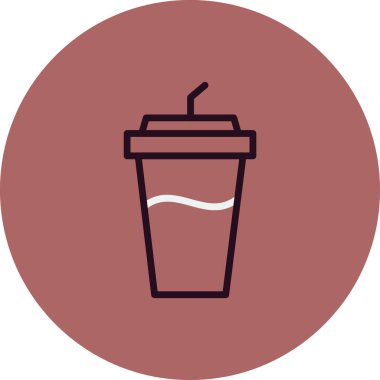 içecek simgesi, vektör illüstrasyonu 