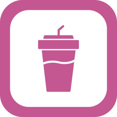 içecek simgesi, vektör illüstrasyonu 