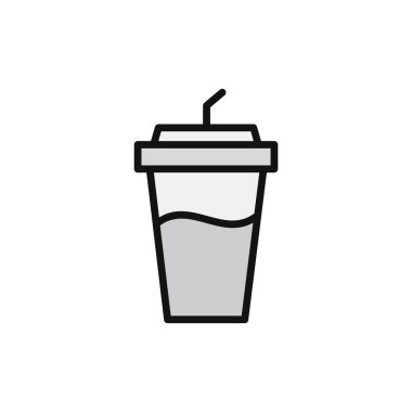 içecek simgesi, vektör illüstrasyonu 