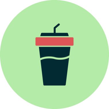 içecek simgesi, vektör illüstrasyonu 