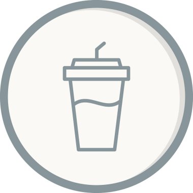 içecek simgesi, vektör illüstrasyonu 