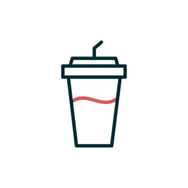 içecek simgesi, vektör illüstrasyonu 