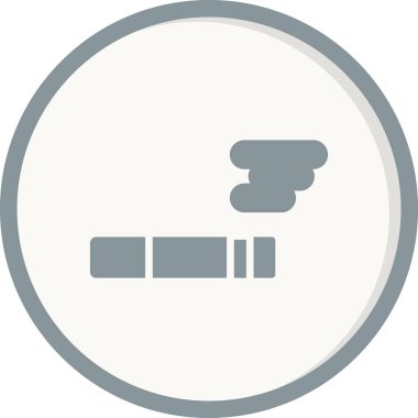 Sigara simgesi, vektör illüstrasyonu