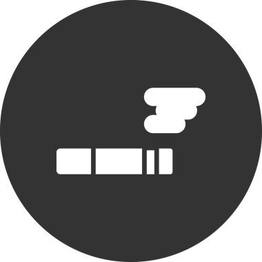 Sigara simgesi, vektör illüstrasyonu