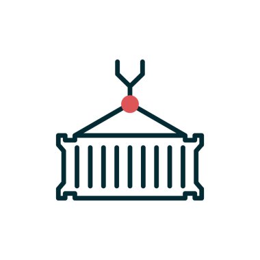 Taşıyıcı modern vektör simgesi