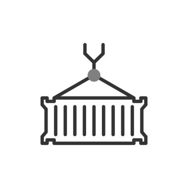 Taşıyıcı modern vektör simgesi