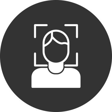 Yüz Tarayıcı modern vektör simgesi