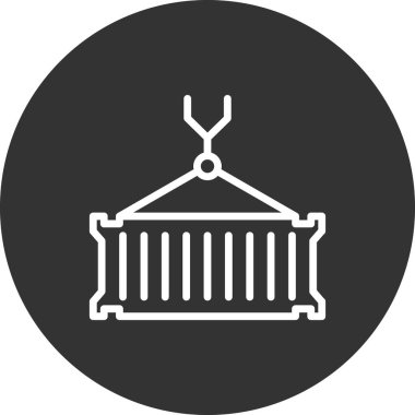 Taşıyıcı modern vektör simgesi