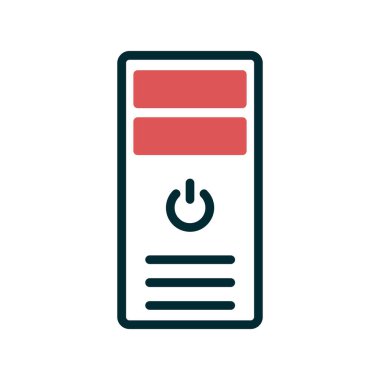 İşlemci Kulesi vektör simgesi