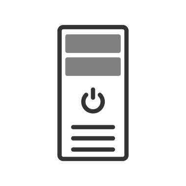 İşlemci Kulesi vektör simgesi