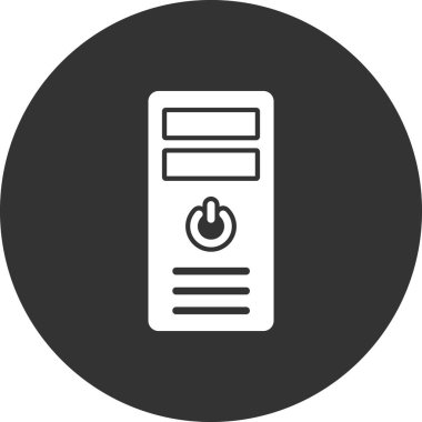 İşlemci Kulesi vektör simgesi