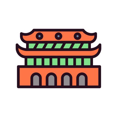 Yasak Şehir vektör çizim