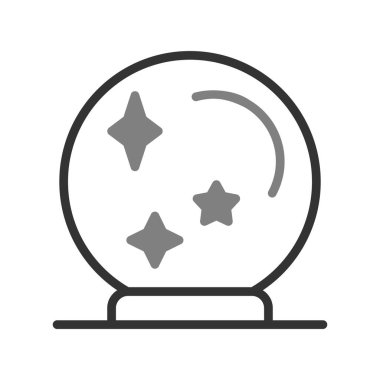 Kristal top vektör simgesi