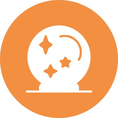 Kristal top vektör simgesi