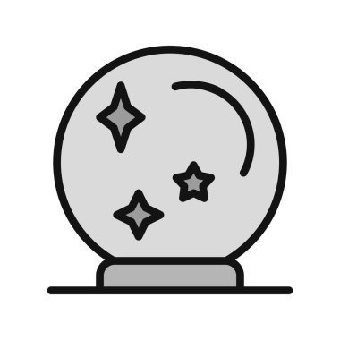 Kristal top vektör simgesi