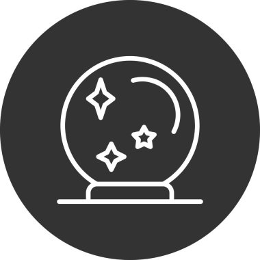 Kristal top vektör simgesi