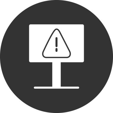 Tehlikeli modern vektör simgesi