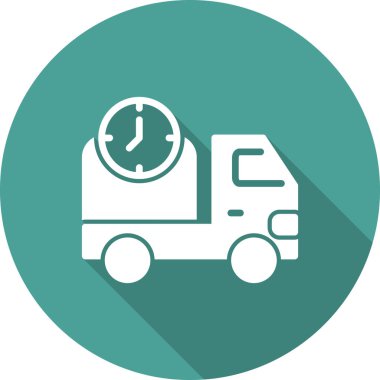 Teslim zaman vektör simgesi