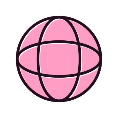 Küresel modern vektör simgesi