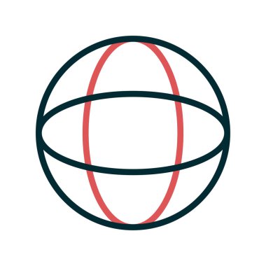 Küresel modern vektör simgesi