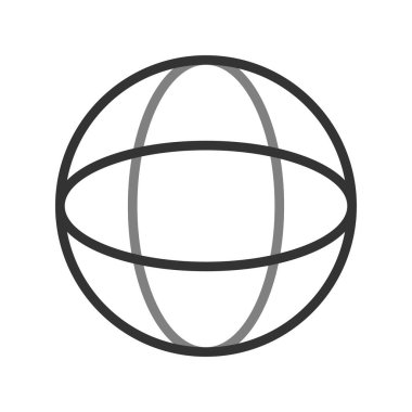 Küresel modern vektör simgesi