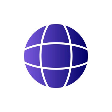 Küresel modern vektör simgesi