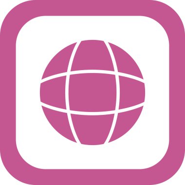 Küresel modern vektör simgesi