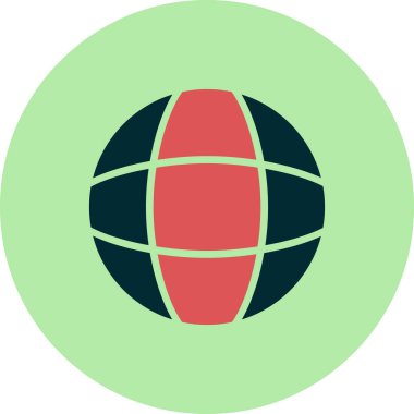 Küresel modern vektör simgesi