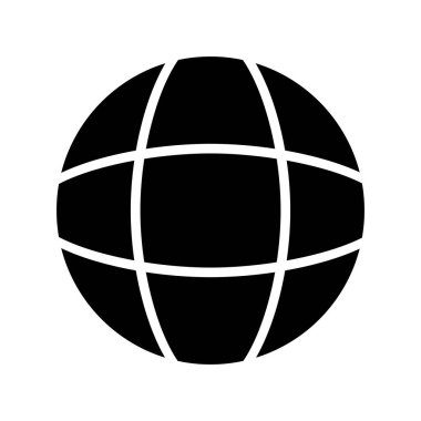 Küresel modern vektör simgesi