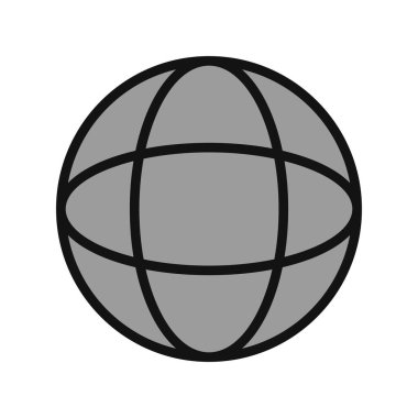Küresel modern vektör simgesi