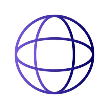 Küresel modern vektör simgesi