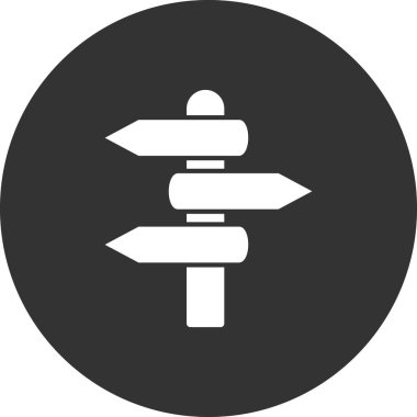 Yönsel İşaret vektör simgesi