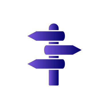 Yönsel İşaret vektör simgesi