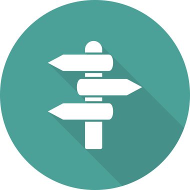 Yönsel İşaret vektör simgesi